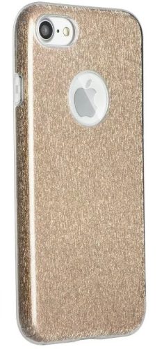 Huawei P40, Szilikon tok, csillogó, Forcell Shining, arany