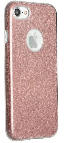 Huawei P40, Szilikon tok, csillogó, Forcell Shining, vörösarany