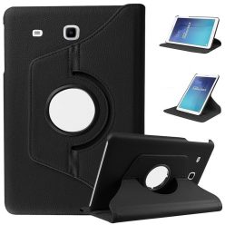   Samsung Galaxy Tab S7 Plus 12.4 / Tab S7 FE 12.4 / Tab S8 Plus 12.4, mappa tok, elforgatható (360°), fekete