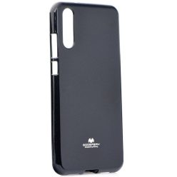   Apple iPhone 12 Pro Max, Szilikon tok, Mercury Goospery, csillámporos, fekete