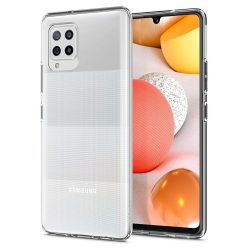  Samsung Galaxy A42 5G SM-A426B, Szilikon tok, Spigen Liquid Crystal, átlátszó