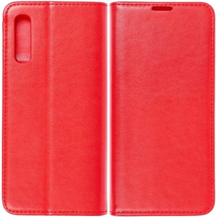 Samsung Galaxy S21 Ultra 5G SM-G998, Oldalra nyíló tok, stand, Magnet Book, piros