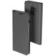 Samsung Galaxy A02s / M02s SM-A025F / M025F, Oldalra nyíló tok, stand, Dux Ducis, sötétszürke