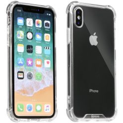   Xiaomi Redmi Note 9T 5G, Szilikon védőkeret, akril hátlap, közepesen ütésálló, Armor Jelly Case, Roar, átlátszó