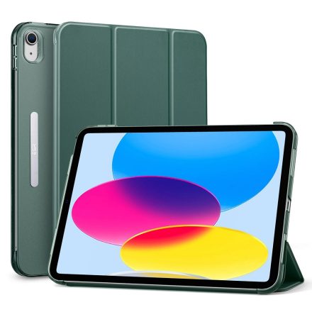 Apple iPad 10.9 (2022), mappa tok, Smart Case, ESR Ascend, sötétzöld
