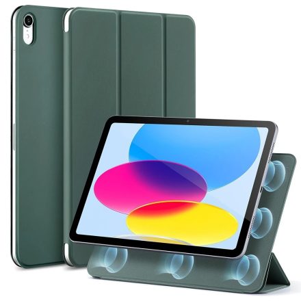 Apple iPad 10.9 (2022), mappa tok, Smart Case, mágneses rögzítés, ESR Rebound Magnetic, zöld