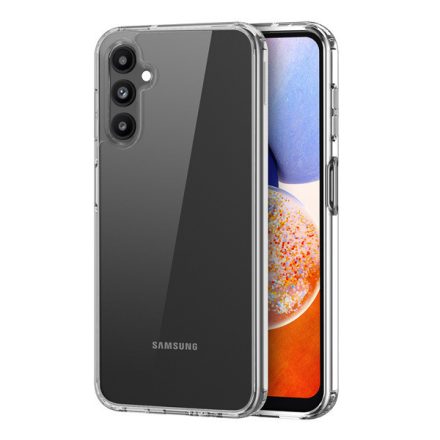 Samsung Galaxy A14 4G / A14 5G SM-A145F / A146B, Műanyag hátlap védőtok + szilikon keret, Dux Ducis Clin, átlátszó