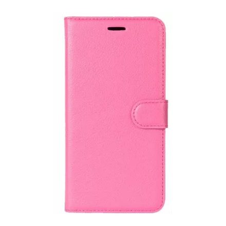 Huawei P9 Lite Mini / Y6 (2017) Pro, Oldalra nyíló tok, stand, pink
