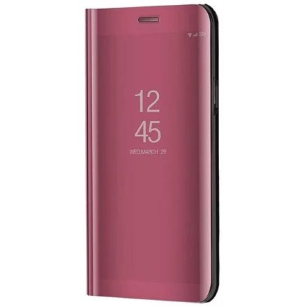 Samsung Galaxy S20 Plus / S20 Plus 5G SM-G985 / G986, Oldalra nyíló tok, hívás mutatóval, Smart View Cover, vörösarany (utángyártott)