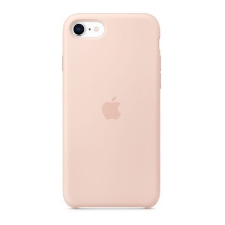Apple iPhone 7 / 8 / SE (2020), Szilikon tok, gyári, rózsakvarc