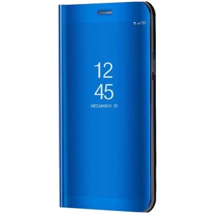 Huawei P Smart (2020), Oldalra nyíló tok, hívás mutatóval, Smart View Cover, kék (utángyártott)