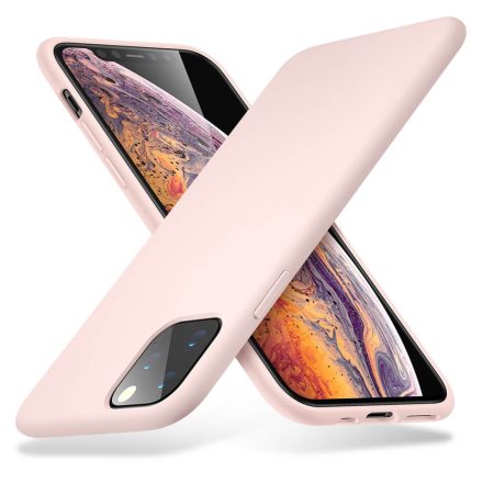 Apple iPhone 11 Pro, Szilikon tok, ESR Yippee, rózsaszín