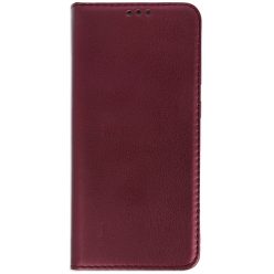   Apple iPhone 15 Plus, Oldalra nyíló tok, stand, Magnet Book, bordó