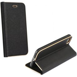   Samsung Galaxy S23 FE SM-S711, Oldalra nyíló tok, stand, Luna Book, fekete