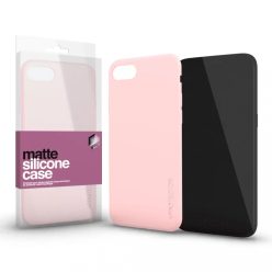   Szilikon matte tok ultra vékony púder pink Apple iPhone 14 Pro Max készülékhez