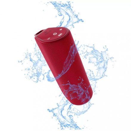 NGS Roller Reef piros Bluetooth hangszóró (IP67, BT, 20w, USB/TF/AUX IN, TWS)