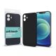 XPRO Soft Touch szilikon tok Slim fekete Samsung S23 készülékhez