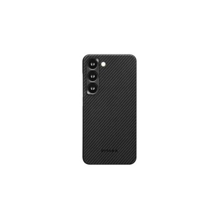 Pitaka MagEZ Case 3 Black / Grey Twill Samsung S23 készülékhez - MagSafe rögzítéssel