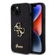 Guess tok Fekete Apple Iphone 15 készülékhez GUHCP15SHG4SGK