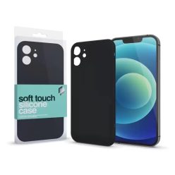   XPRO Soft Touch szilikon tok Slim fekete Apple iPhone 15 Plus készülékhez