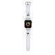 Karl Lagerfeld óraszíj fehér KLAWLSLKCNH Apple Watch 42mm (S1-S3) / 44mm / 45mm / 46mm / 49mm készülékhez