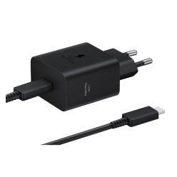   Samsung Töltő szett USB-C adapter QC Type-C kábellel 45W fekete (EP-T4511XBE)