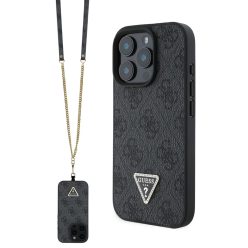   Guess tok Fekete Apple iPhone 16 Pro készülékhez GUHCP16LP4TDSCPK