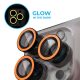 XPRO™ Luminous Prémium Kameravédő Üveg Apple iPhone 15 Pro / Apple iPhone 15 Pro Max készülékhez - Narancs