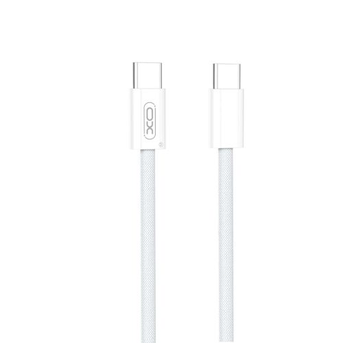 XO kábel NB-Q260B PD USB-C - USB-C 1,5m white 60W