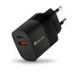 NGS fekete 33W Hálózati Töltő PD3.0 - 1 db USB-C + 1 db USB-A kimenettel