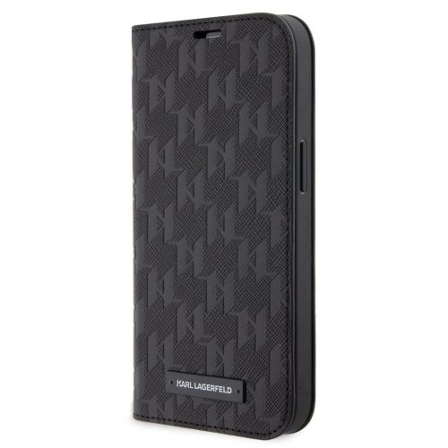 Karl Lagerfeld tok fekete KLBKP13LSAKLHPK Apple iPhone 13 Pro készülékhez