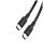 XO kábel NB-Q199 PD USB-C - USB-C 1,5m 100W Fekete