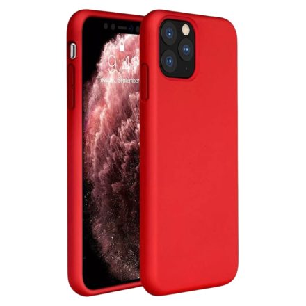 Xpro Soft Touch Plastic Apple iPhone 7/8/SE 2020 hátlap tok, piros