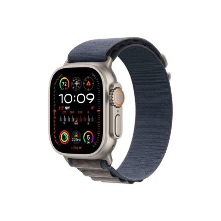 Apple Watch Ultra 2 GPS+Cellular 49mm Titanium with Alpine Loop Strap Blue - Large (MREQ3CM/A)