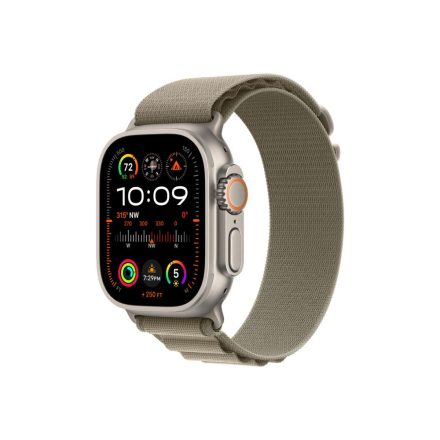 Apple Watch Ultra 2 GPS+Cellular 49mm Titanium with Alpine Loop Strap Olive - Medium (MREY3CM/A)