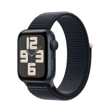 Apple Watch SE (2023) GPS 40mm Midnight Aluminium Case with Sport Loop - Midnight (MRE03QH/A)