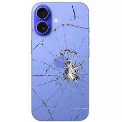 iPhone 16 Plus hátlapi üveglap csere