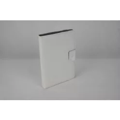   PM - Univerzális 7" Tablet Tok kitámasztható csatos - Fehér