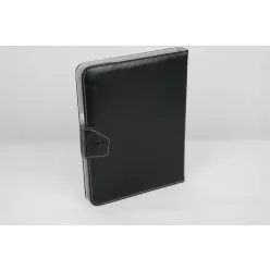   PM - Univerzális 8" Tablet Tok kitámasztható csatos - Fekete