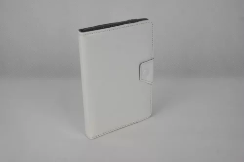 PM - Univerzális 8" Tablet Tok kitámasztható csatos - Fehér